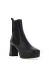 Unisa Marlow Leather High Heeled Platform Boots, Black
