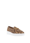 Unisa Famo Leather Platform Loafers, Leopard Print