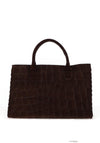 Unisa Animal Print Small Tote Bag, Brown