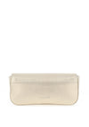 Unisa Dreamin Leather Metallic Clutch Bag, Gold