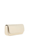 Unisa Dreamin Leather Metallic Clutch Bag, Gold