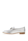 Unisa Baxter Chain Loafers, Silver