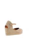 Unisa Caceres Espadrille Wedge Shoes, Skin