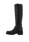 Unisa Jabilo Leather Knee High Boots, Black