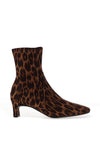 Unisa Animal Print Heeled Ankle Boots, Brown