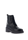 Unisa Juliet Leather Laced Military Boot, Abyss