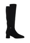 Unisa Lenz Soft Touch Knee High Boots, Black