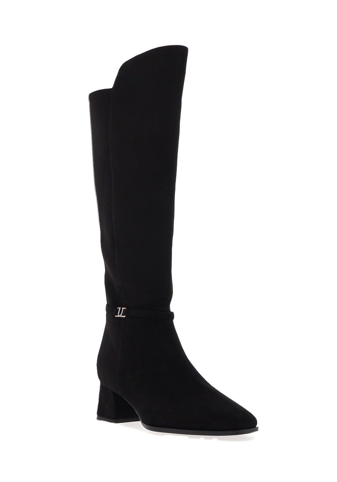 Unisa Lenz Soft Touch Knee High Boots, Black