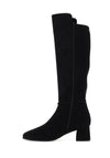 Unisa Lenz Soft Touch Knee High Boots, Black