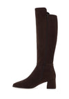 Unisa Lenz Soft Touch Knee High Boots, Brown