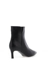 Unisa Loroya Smooth Leather Kitten Heeled Boots, Black
