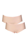 After Eden Unlimited Two Pack One Size Brief, Pink