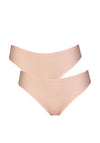After Eden Unlimited 2 Pack One Size String Thong, Pink
