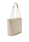 Valentino Carnaby Quilted Tote Bag, Ecru