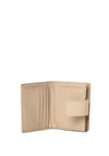 Valentino Alexia Pebbled Wallet, Ecru