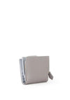 Valentino Alexia Pebbled Wallet, Grey