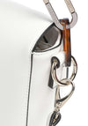 Valentino Bercy Folded Faux Leather Shoulder Bag, White