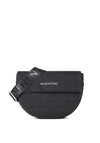 Valentino Bigs Denim Saddle Bag, Denim Black