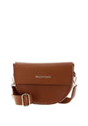 Valentino Bigs Saddle Flapover Crossbody Bag, Tan
