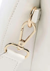 Valentino Bigs Saddle Flapover Crossbody Bag, White