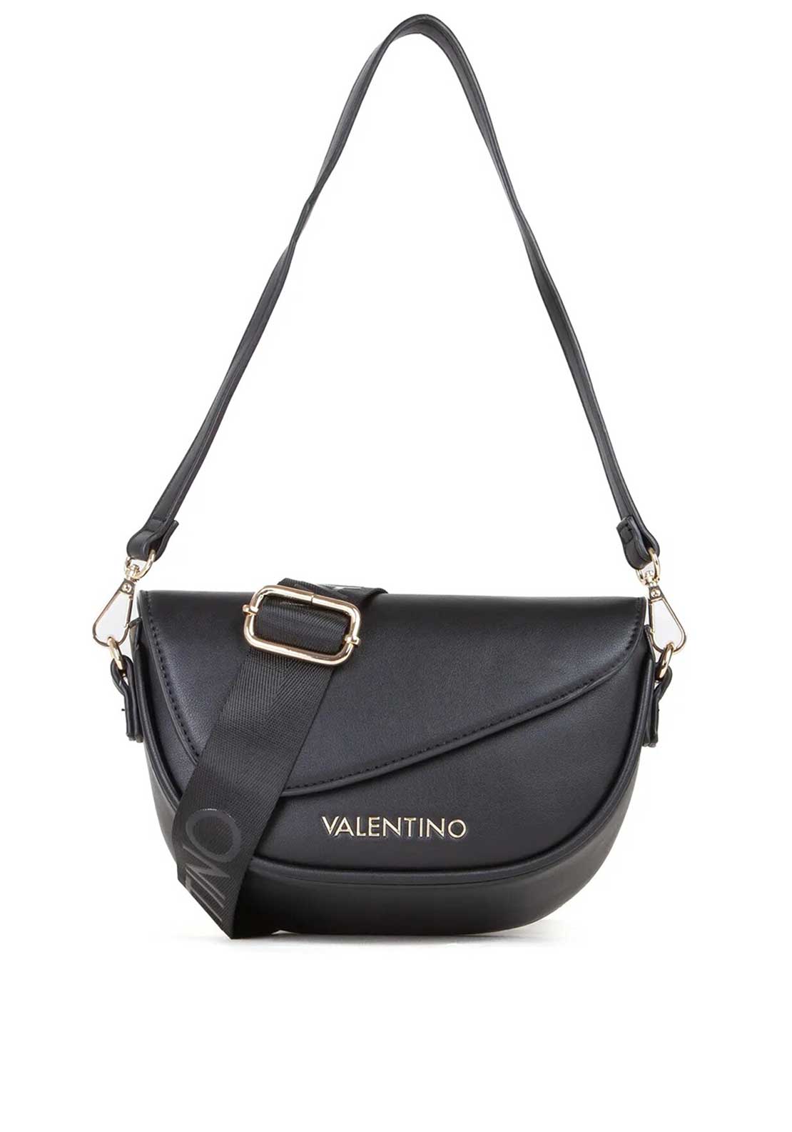 Valentino Piper Asymmetric Crossbody Bag, Black