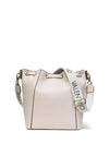 Valentino Icy Crossbody Bucket Bag, Beige