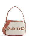 Valentino Chelsea Fabric Small Crossbody Bag, Cuoio & Beige