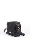 Valentino Clapham Quilted Camera Crossbody Bag, Black