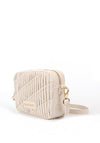 Valentino Clapham Quilted Camera Crossbody Bag, Ecru