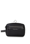 Valentino Efeo Pebbled Effect Wash Bag, Black
