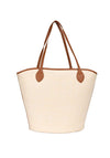 Valentino Covent Extra Large Tote Bag, Beige & Brown