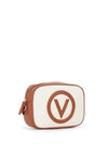 Valentino Covent V Logo Crossbody Bag, Cream and Tan