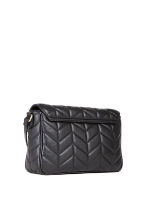 Valentino Petal Re Quilted Crossbody Bag, Black