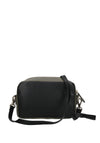 Valentino Mild Two-Tone Crossbody Bag, Nero Antracite