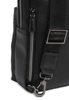 Valentino Efeo Mini Pebbled Backpack, Black