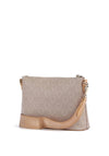 Valentino Lady Re Monogram Crossbody Bag, Beige