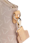 Valentino Lady Re Monogram Crossbody Bag, Beige