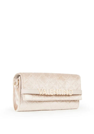 Valentino Life Velvet Clutch Bag, Beige