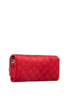 Valentino Life Velvet Clutch Bag, Red