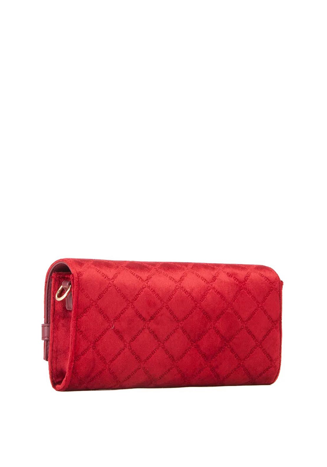 Valentino Life Velvet Clutch Bag, Red