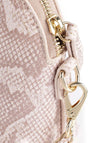 Valentino Mayfair Faux Croc Print Crossbody Bag, Antique Pink