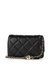 Valentino Ocarina Quilted Crossbody Bag, Black