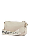 Valentino Pansy Embossed Crossbody Bag, Ecru