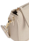 Valentino Pansy Embossed Crossbody Bag, Ecru