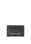 Valentino Petal Re Quilted Card Holder, Black