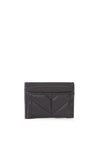 Valentino Petal Re Quilted Card Holder, Black