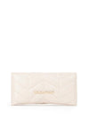 Valentino Petal Re Quilted Wallet, Beige