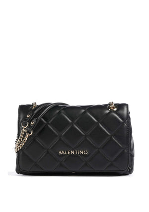 Valentino Ocarina Quilted Medium Convertible Crossbody Bag, Black