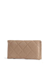 Valentino Ada Quilted Large Wallet, Beige