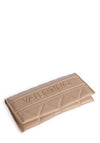 Valentino Ada Quilted Large Wallet, Beige
